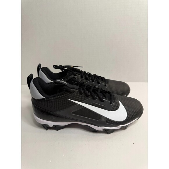 .10041 Nike Men's Alpha Menace 4 Shark Football Black/White US-11 MENS - Picture 1 of 5